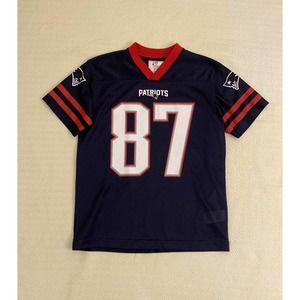 NFL Team Apparel New England Patriots Rob Gronkowski #87 Jersey Youth Medium 8
